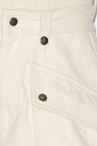 Pantaloncini stile workwear Jemmy in cotone tinta unita