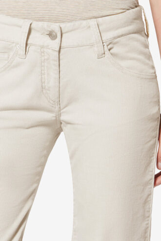 Pantaloni bootcut in velluto a coste sbiadito Kelly