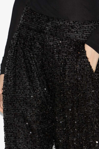 Pantaloni con paillettes Aras