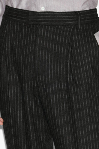 Pantaloni da completo in lana a righe Flavien