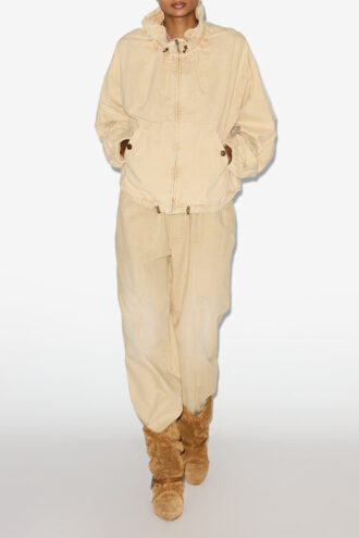 Pantaloni fluidi in chambray Catalia