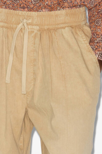 Pantaloni fluidi in chambray Catalia