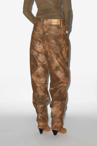 Pantaloni in ecopelle Kelvina