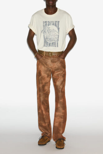 Pantaloni in ecopelle Lewys