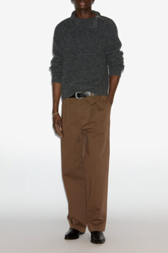 Pantaloni in twill di cotone Kostin