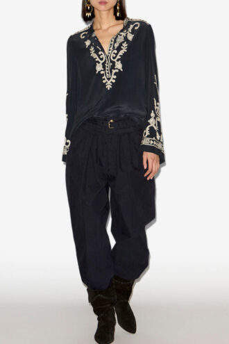 Pantaloni sportivi in cotone Celia