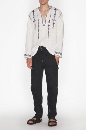 Pantaloni Yilsen con cerniere
