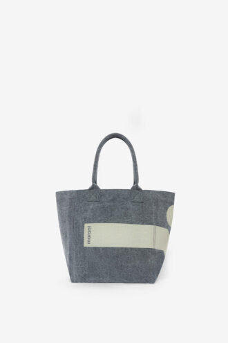 Piccola borsa Yenky in cotone con logo