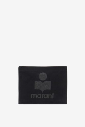 Pochette in cotone Nettia con logo