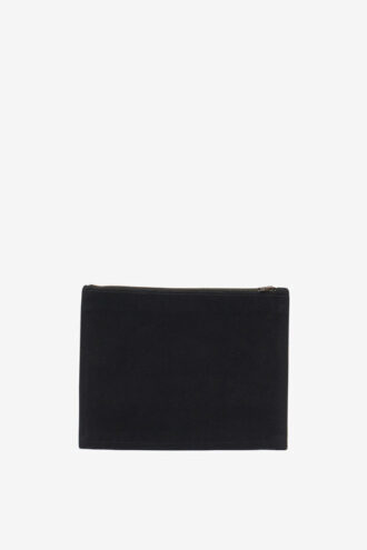 Pochette in cotone Nettia con logo