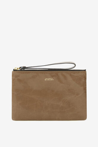 Pochette in pelle lucida Mino Pochette in pelle lucida Mino