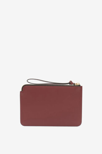 Pochette piatta in pelle Pochette piatta in pelle