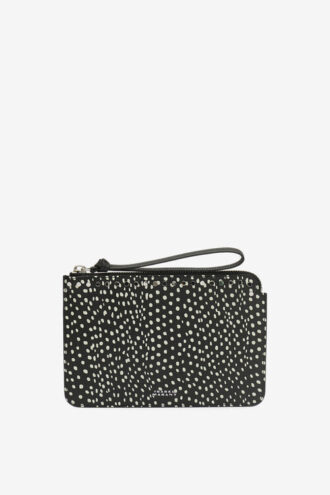 Pochette piatta in pelle stampata Pochette piatta in pelle stampata