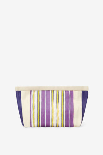 Powden Pochette in nylon a righe