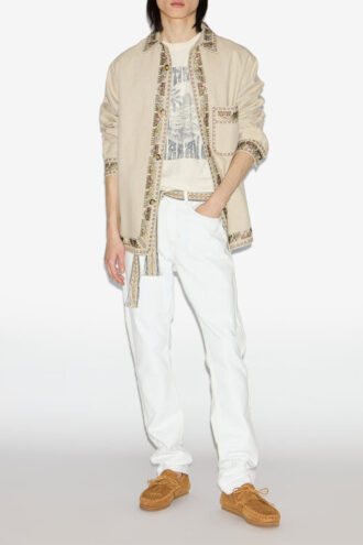 Rudy Camicia oversize in cotone ricamata