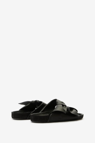 Sandali in pelle con fiocco Lennyo