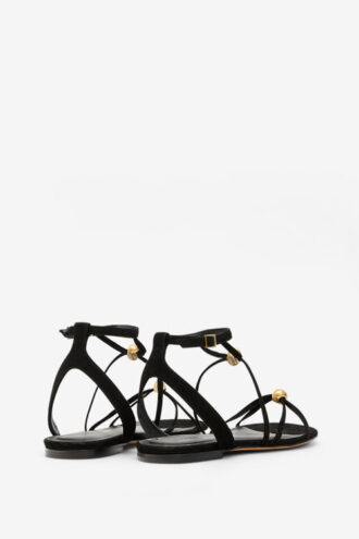 Sandali piatti in pelle scamosciata Aeza Sandali piatti in pelle scamosciata Aeza