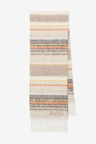 Sciarpa in alpaca a righe Firny Sciarpa in alpaca a righe Firny