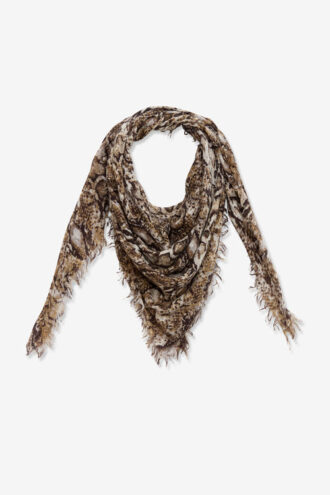Sciarpa stampata in cashmere e lana Alecia Sciarpa stampata in cashmere e lana Alecia