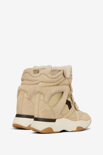 Sneakers alte con zeppa in pelle scamosciata Balskee