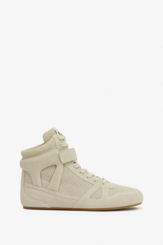 Sneakers alte Sennyh in pelle scamosciata di vitello