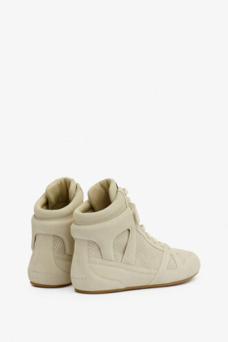 Sneakers alte Sennyh in pelle scamosciata di vitello