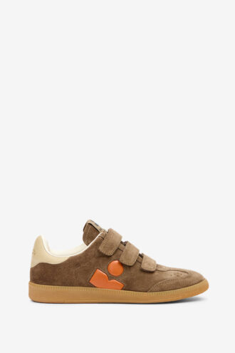 Sneakers basse Beth in pelle scamosciata e pelle di vitello