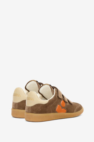 Sneakers basse Beth in pelle scamosciata e pelle di vitello