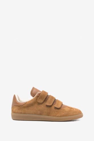 Sneakers basse in pelle scamosciata e pelle Beth