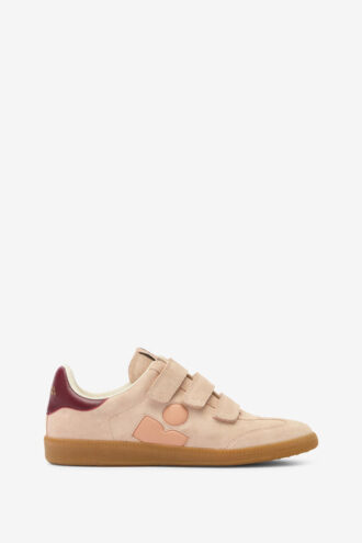 Sneakers basse in pelle scamosciata e pelle Beth