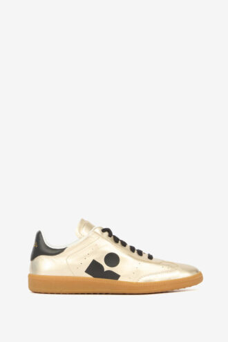 Sneakers basse Kaycee in pelle metallizzata