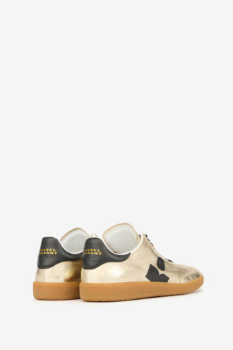 Sneakers basse Kaycee in pelle metallizzata