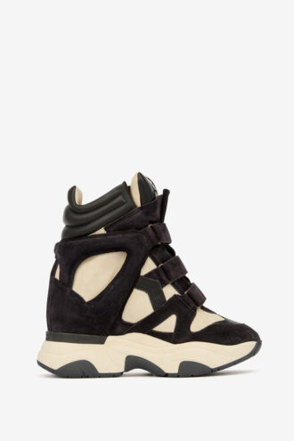Sneakers con zeppa alta Balskee in pelle scamosciata di vitello