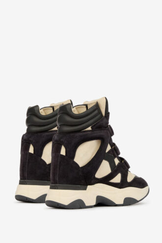 Sneakers con zeppa alta Balskee in pelle scamosciata di vitello