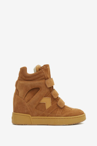 Sneakers con zeppa in pelle alta Im3