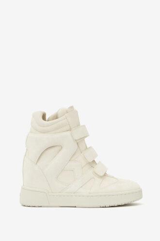 Sneakers con zeppa in pelle alta Im3