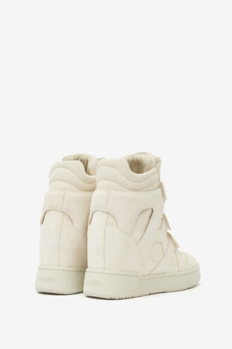 Sneakers con zeppa in pelle alta Im3