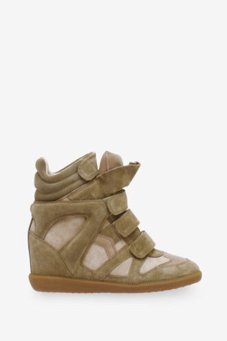 Sneakers con zeppa in pelle Bekett
