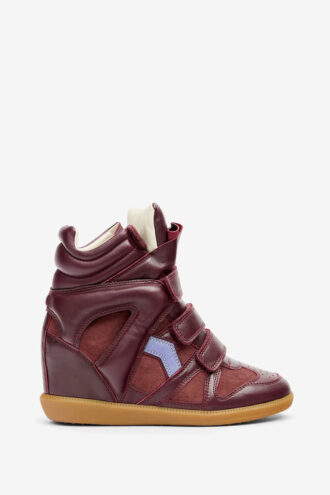 Sneakers con zeppa in pelle Bekett