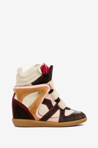 Sneakers con zeppa in pelle Bekett