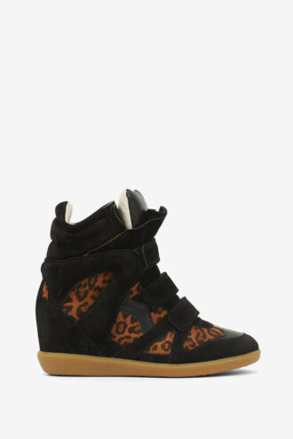 Sneakers con zeppa in pelle Bekett