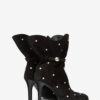 Stivali Lolya in pelle scamosciata con strass Stivali Lolya in pelle scamosciata con strass