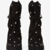 Stivali Lolya in pelle scamosciata con strass Stivali Lolya in pelle scamosciata con strass