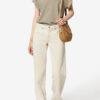 T-shirt a righe in cotone e lino Zewel