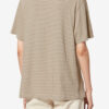 T-shirt a righe in cotone e lino Zewel