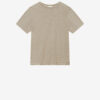 T-shirt a righe in cotone e lino Zewel
