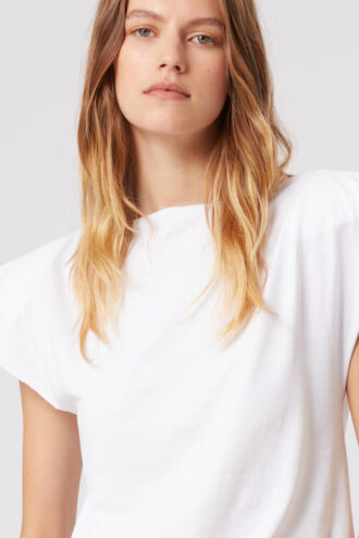 T-shirt asimmetrica imbottita Sebani