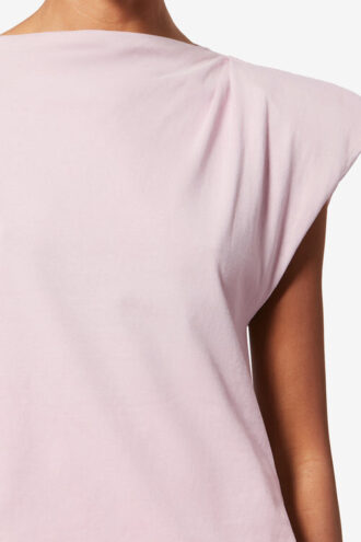 T-shirt asimmetrica in cotone Sebani