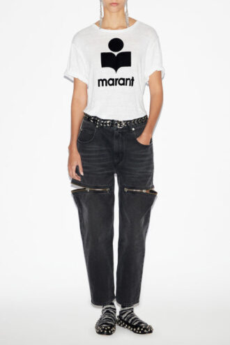 T-shirt con logo a maniche corte Zewel