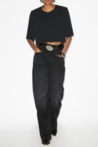 T-shirt corta in cotone Zaely